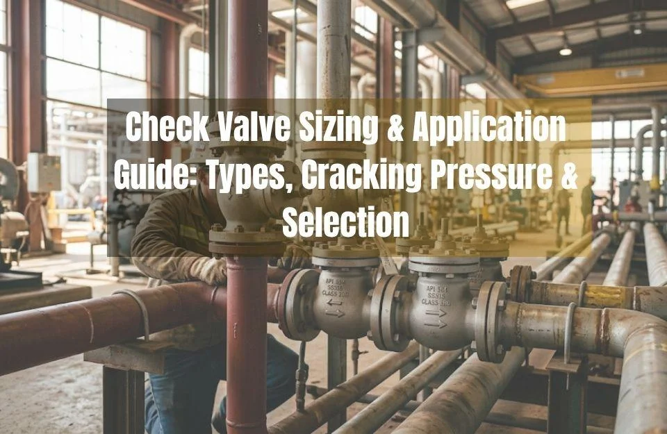 Check Valve Check Valve Sizing & Application Guide - featured