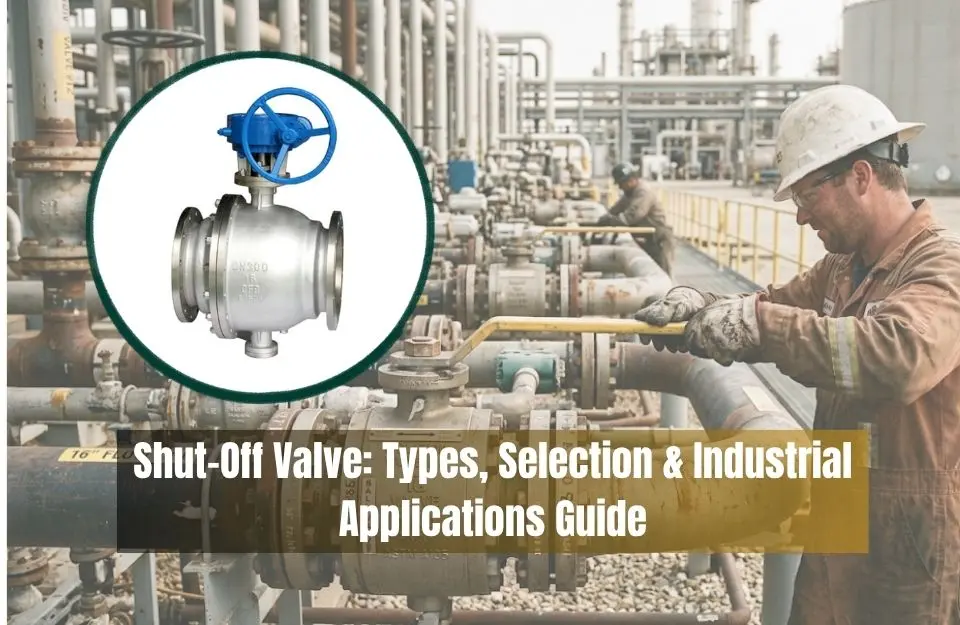 A featured image of an oil and gas pipeline facility utilizing a shut off ball valve for isolation and shut-off.