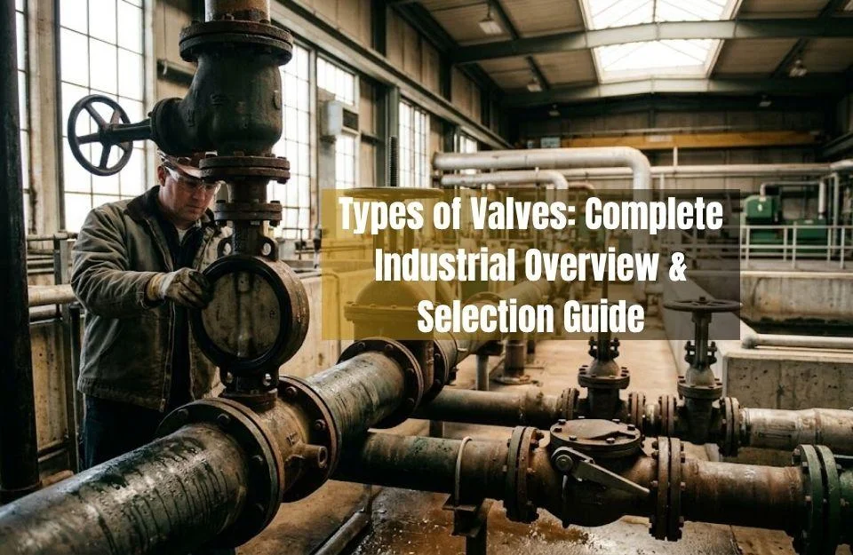 TG Valve industrial facility demonstrating types of valves